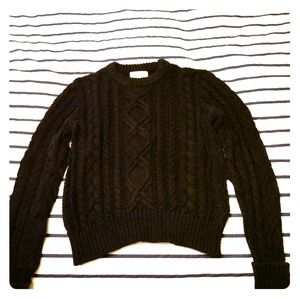 RL Denim and Supply Cable Knit Sweater